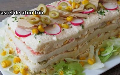 Pastel de atún frío